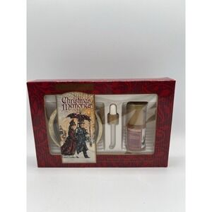 NIB Vtg Claire Burke Christmas Memories Fragrance Light Ring Set 0.5 oz 14ml